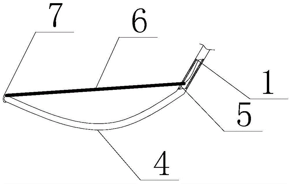 Electrotome used for incising pericardium under endoscope