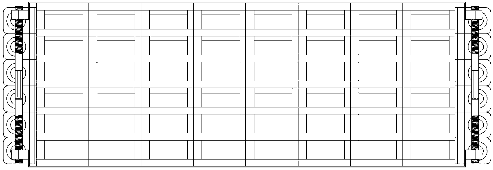 Cell grouping device for quick-changing battery box of electric car