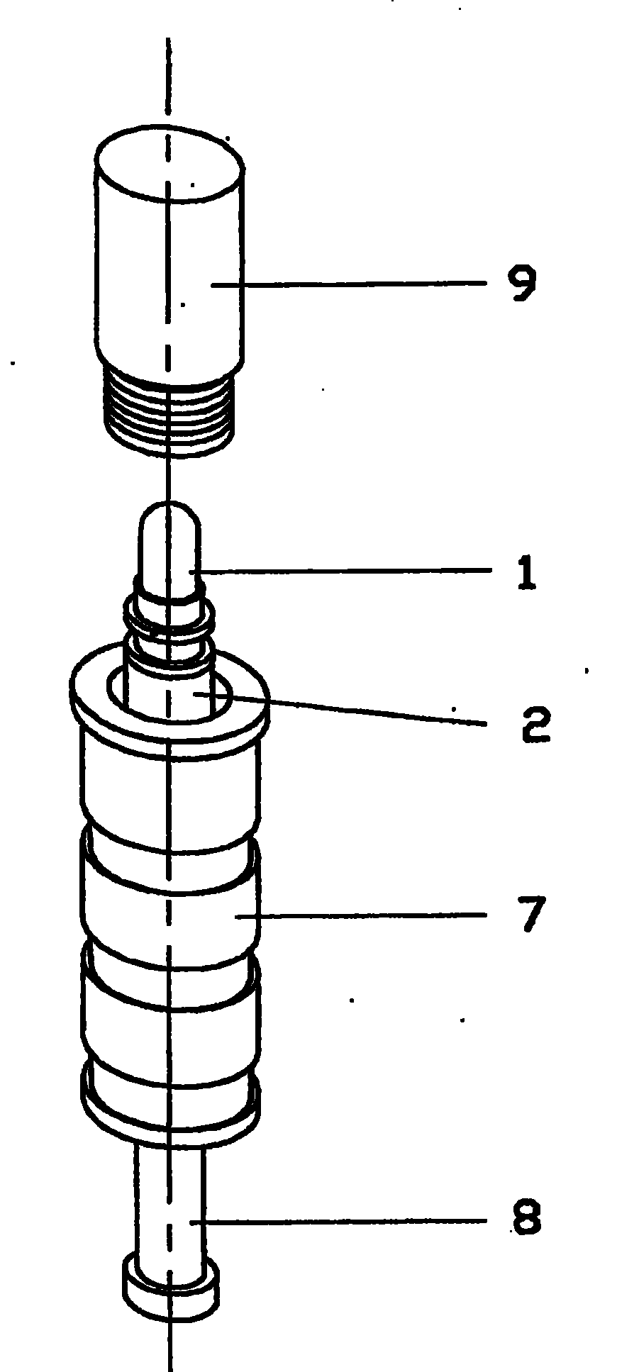 Device and method for introducing a plug into the peritoneal dialysis connector of a patient