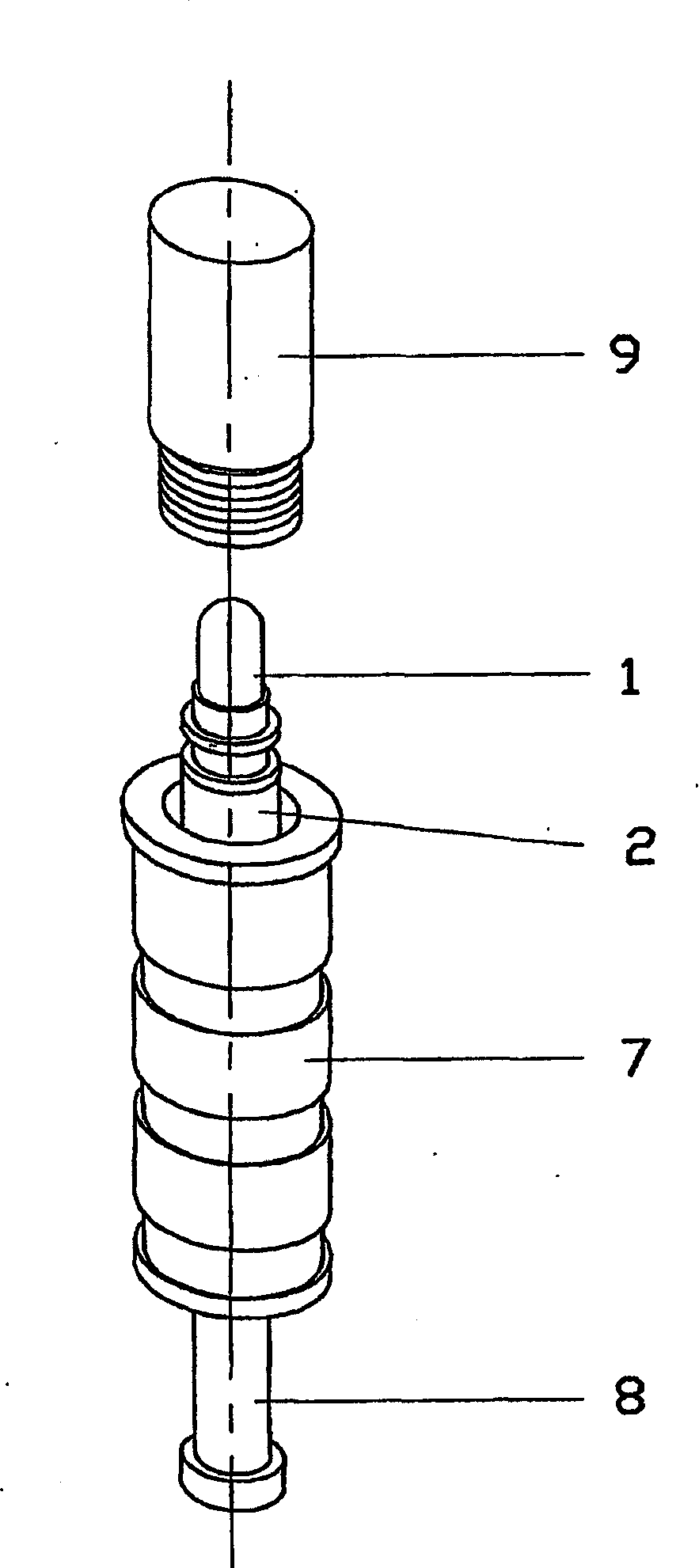 Device and method for introducing a plug into the peritoneal dialysis connector of a patient