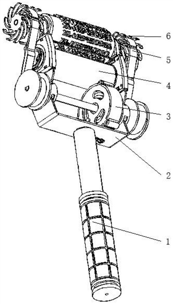 A kind of oil bearing type single stamp