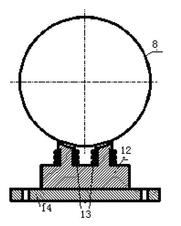 Similar test bed and test method for rotor-sliding bearing power