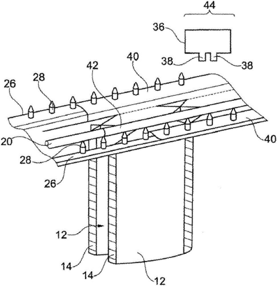 Method and apparatus for packing items, liquid or loose material in film bags, and a bag web