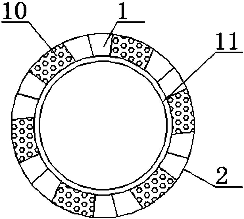 Energy-saving composite plate pressing device