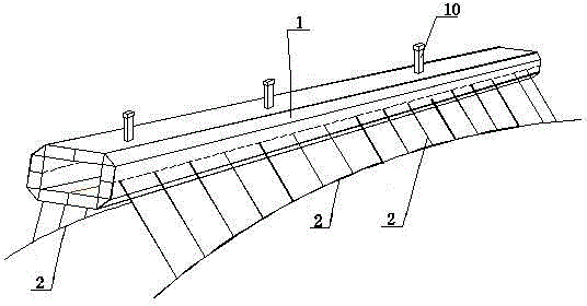 Suspended-cable steel-concrete composite-structured submerged floating tunnel and construction method therefore