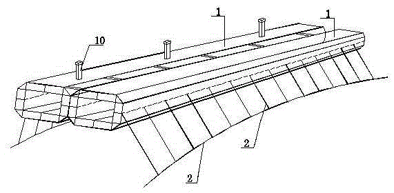 Suspended-cable steel-concrete composite-structured submerged floating tunnel and construction method therefore