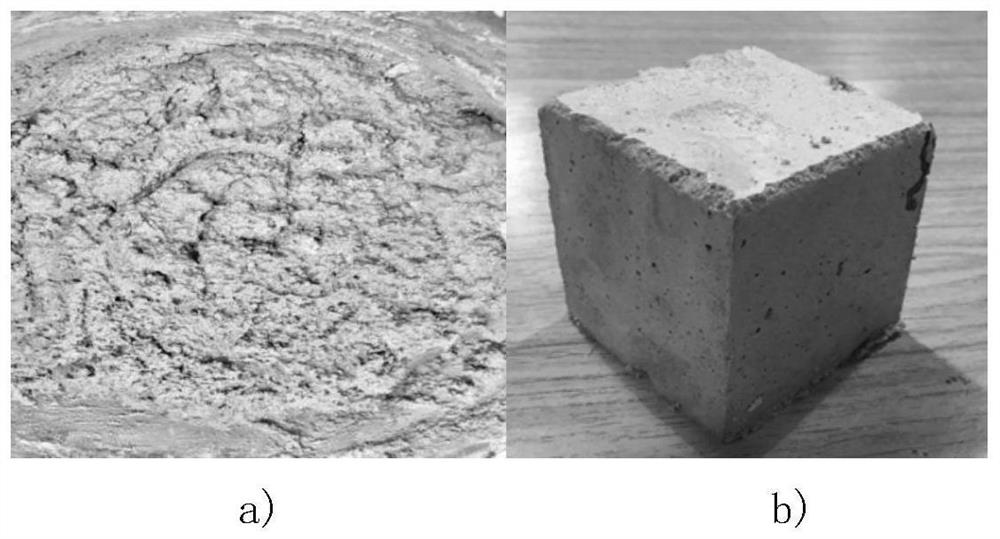 Modified shell ash mortar and preparation method thereof