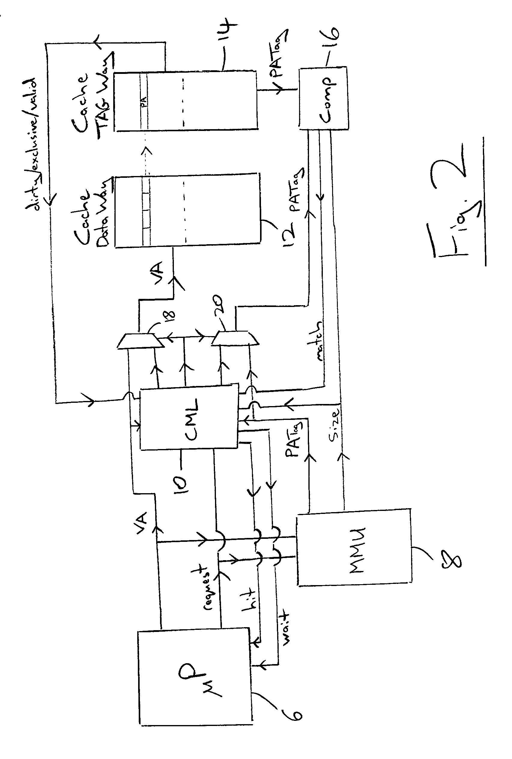 Alias management within a virtually indexed and physically tagged cache memory