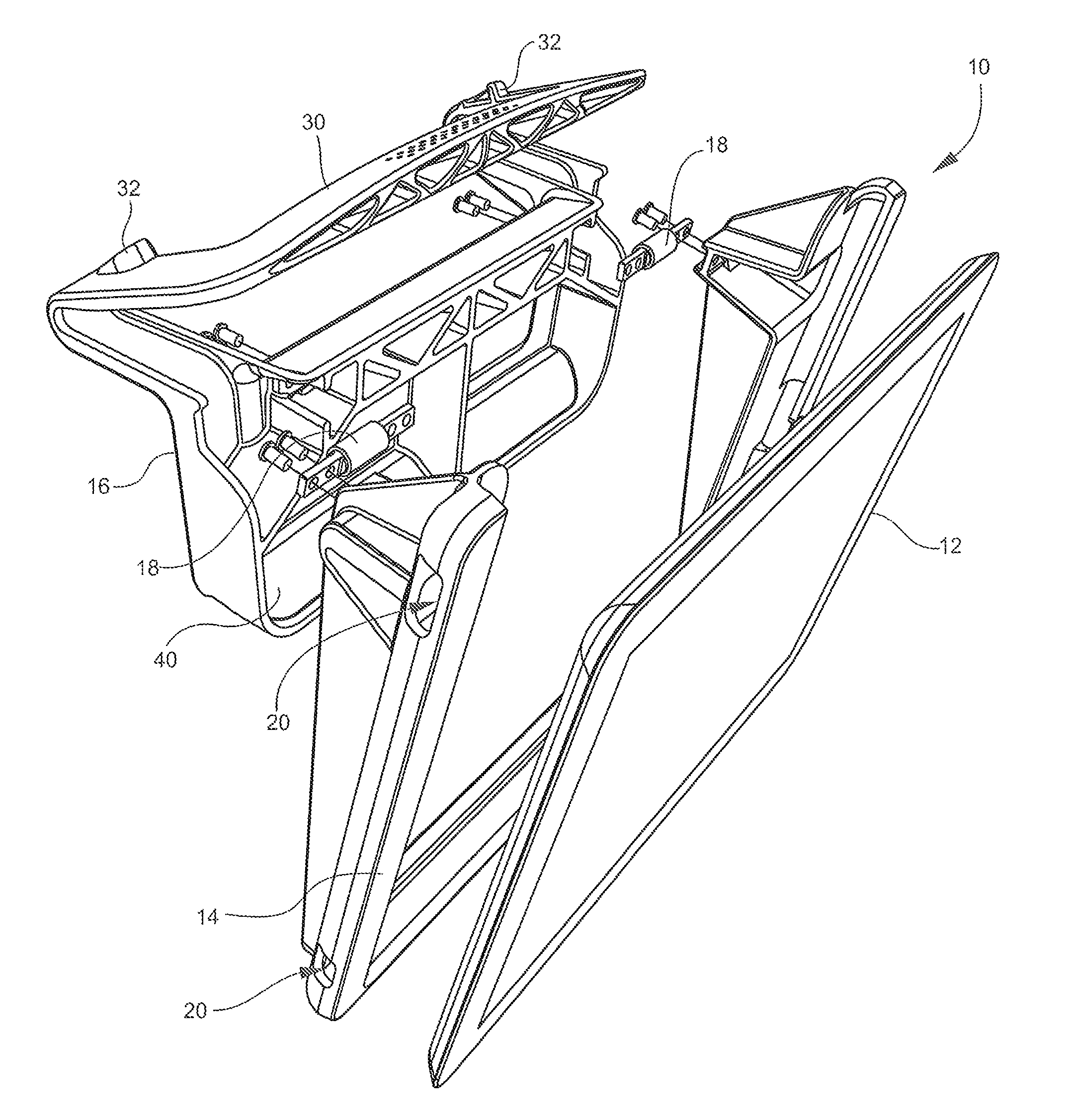 Seatback holder for tablet computers