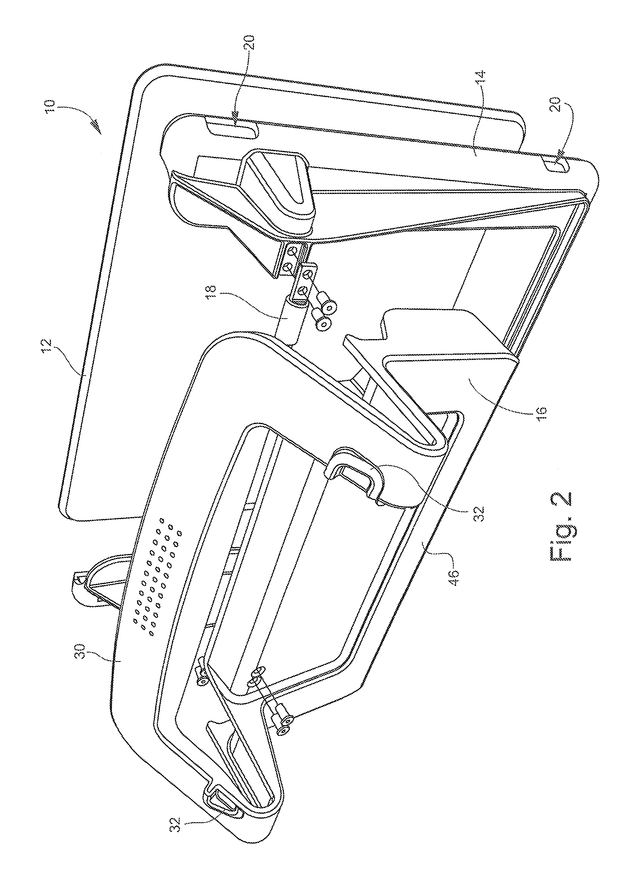 Seatback holder for tablet computers