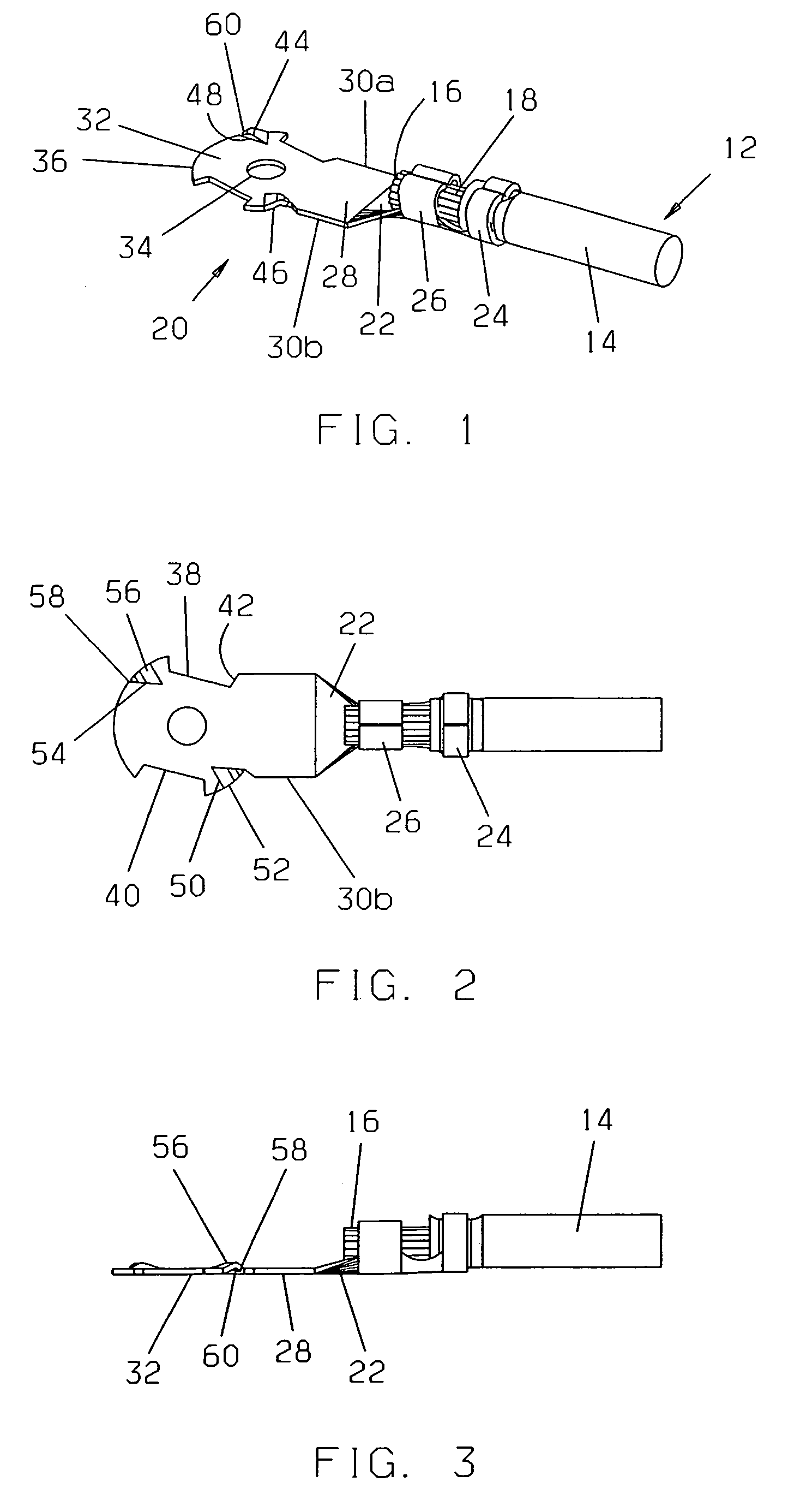 Twist-lock terminal connection system