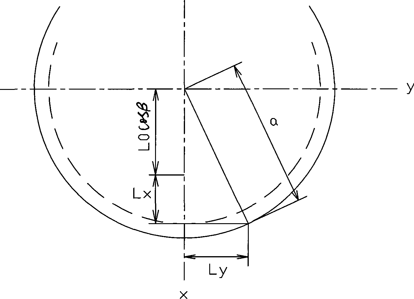 Blast furnace chute polycyclic distributing method