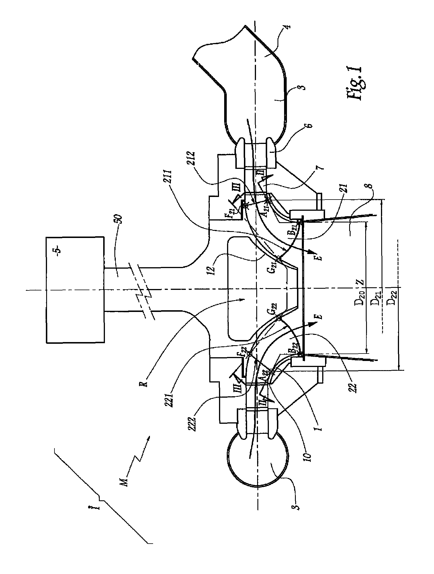 Wheel for a hydraulic machine, a hydraulic machine including such a wheel, and an energy conversion installation equipped with such a hydraulic machine