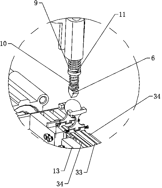 Auxiliary marinated egg shelling mechanism