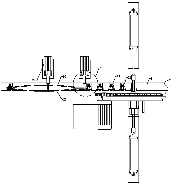 Auxiliary marinated egg shelling mechanism