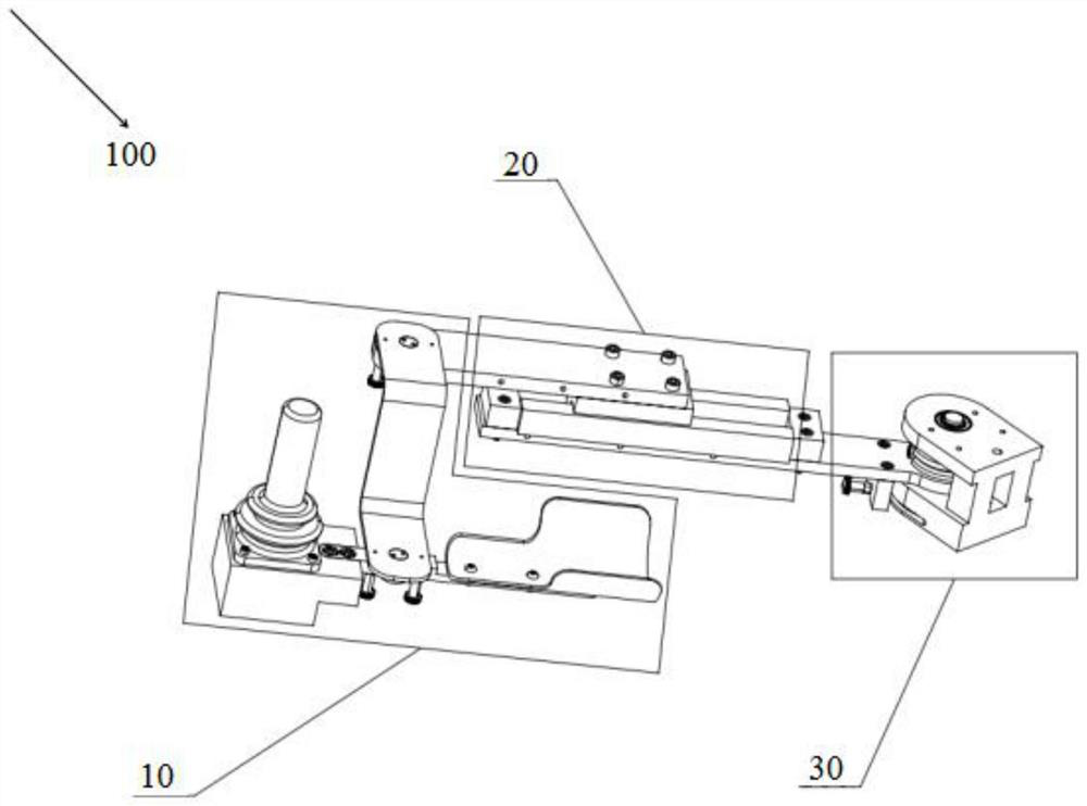 A left and right hand exchange mechanism for a rope-driven upper limb rehabilitation training device