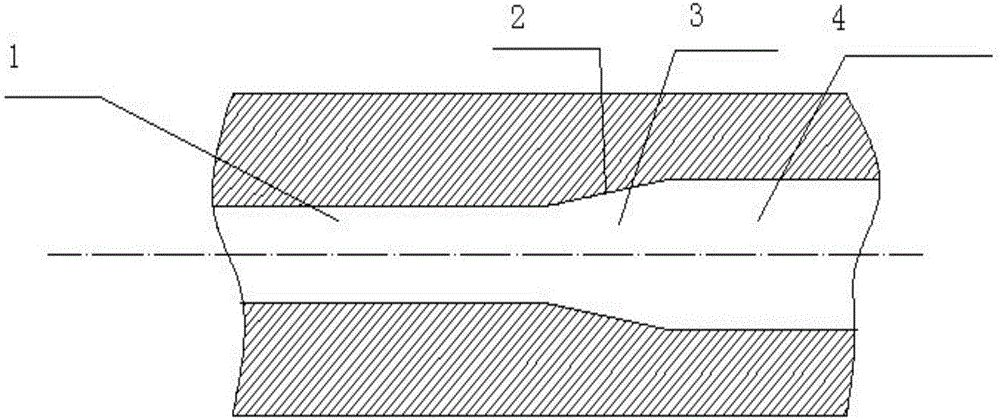 Weapon system composed of multi-section gun tube and fluid-driven spinning projectile and method