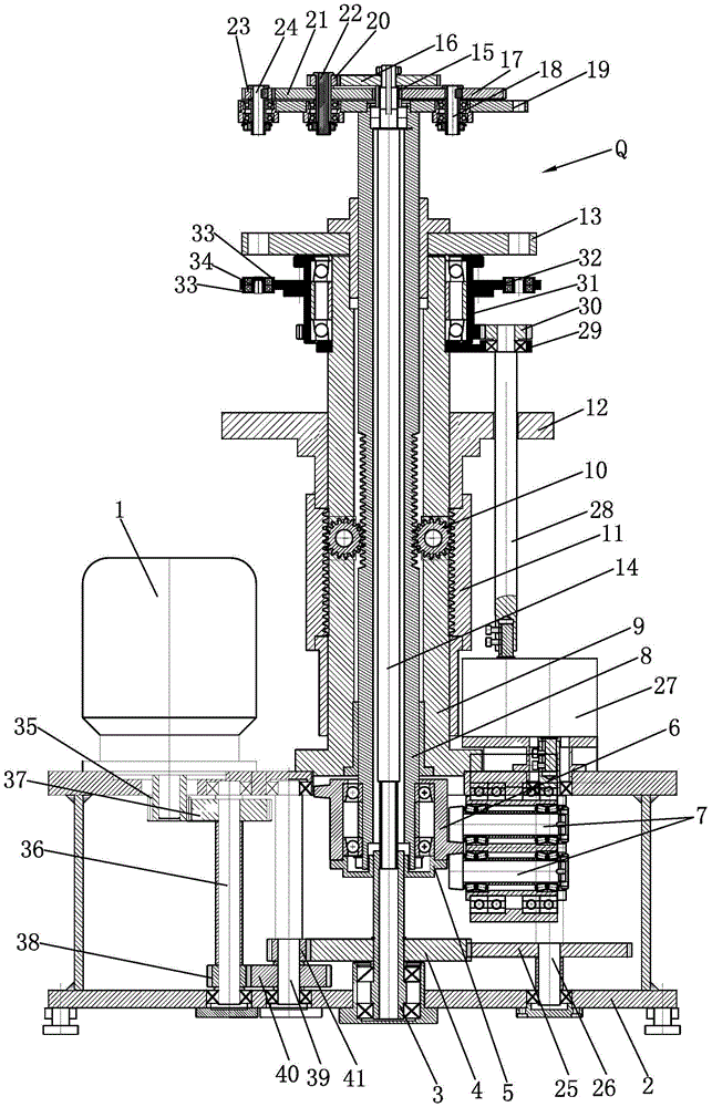 Multi-station rotary press machine