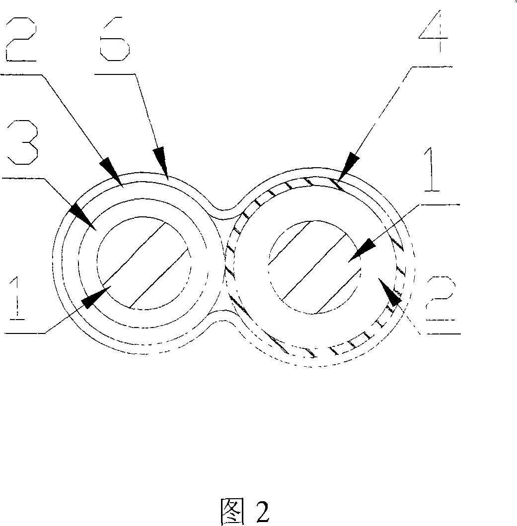 Composite linear temperature digital quantity and analog quantity sensing detector in two-chip structure