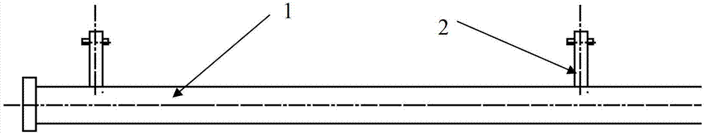 Method for determining distance between ascension pipes of sewage deep-sea discharge diffuser