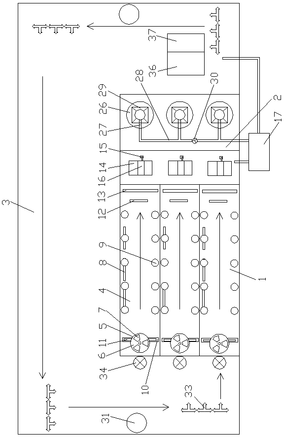 Semi-factory pond internal circulation culture system