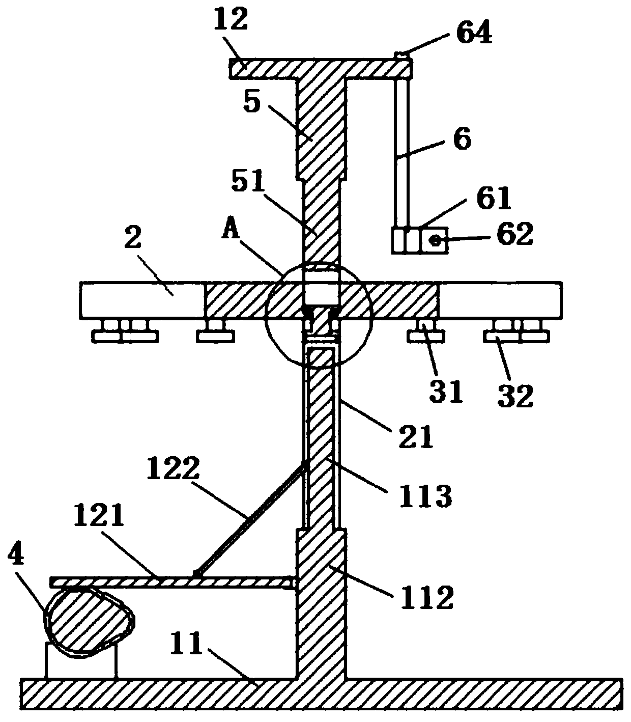 Rotary type pharmacy tablet pressing device