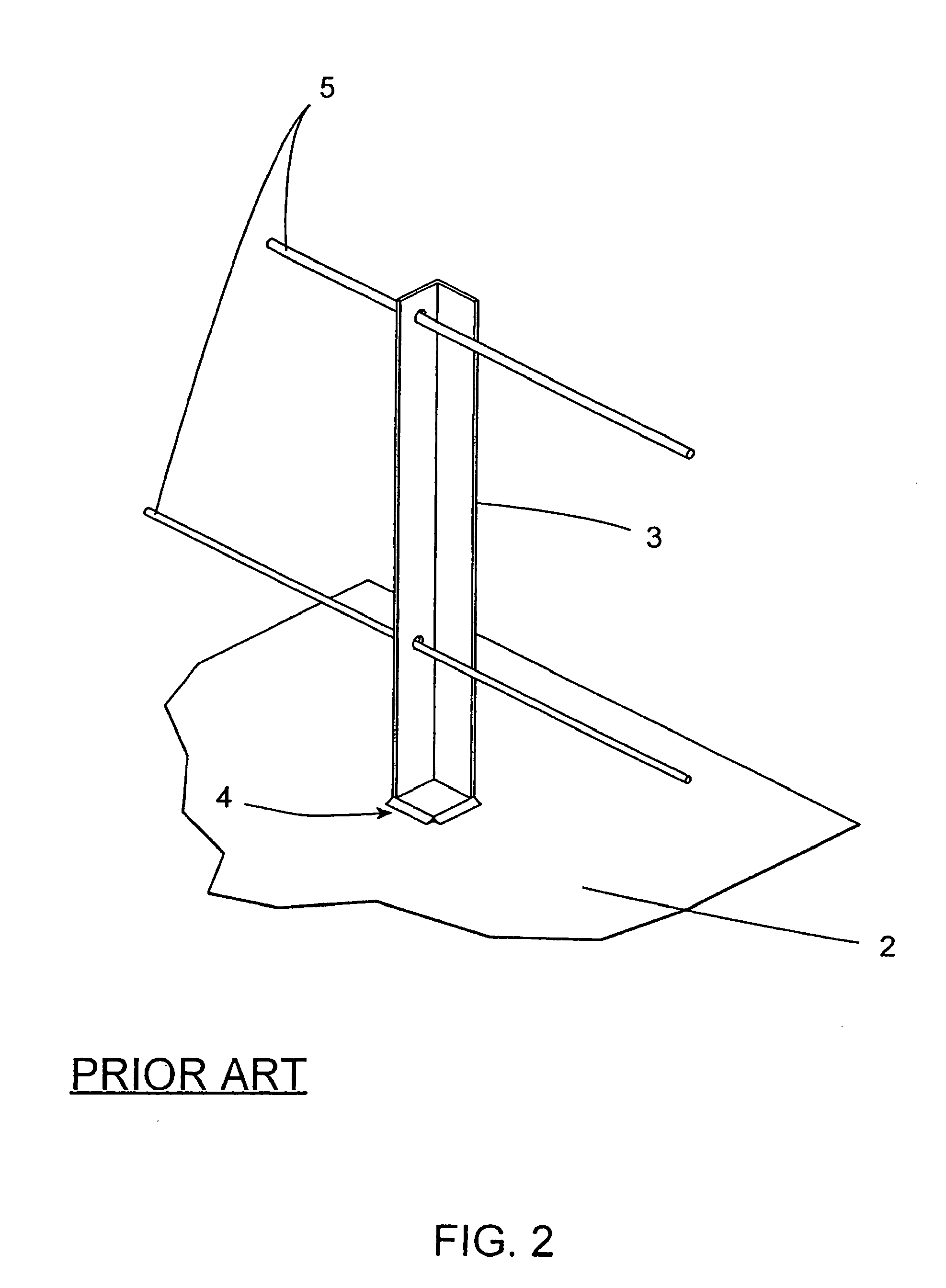 Reusable fall restrain supports and fall arrestor