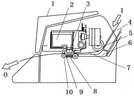 Method for colour inkjet printing on paper for printing, and device thereof