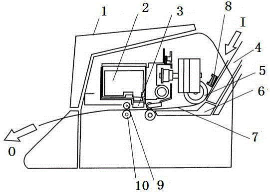 Method for colour inkjet printing on paper for printing, and device thereof