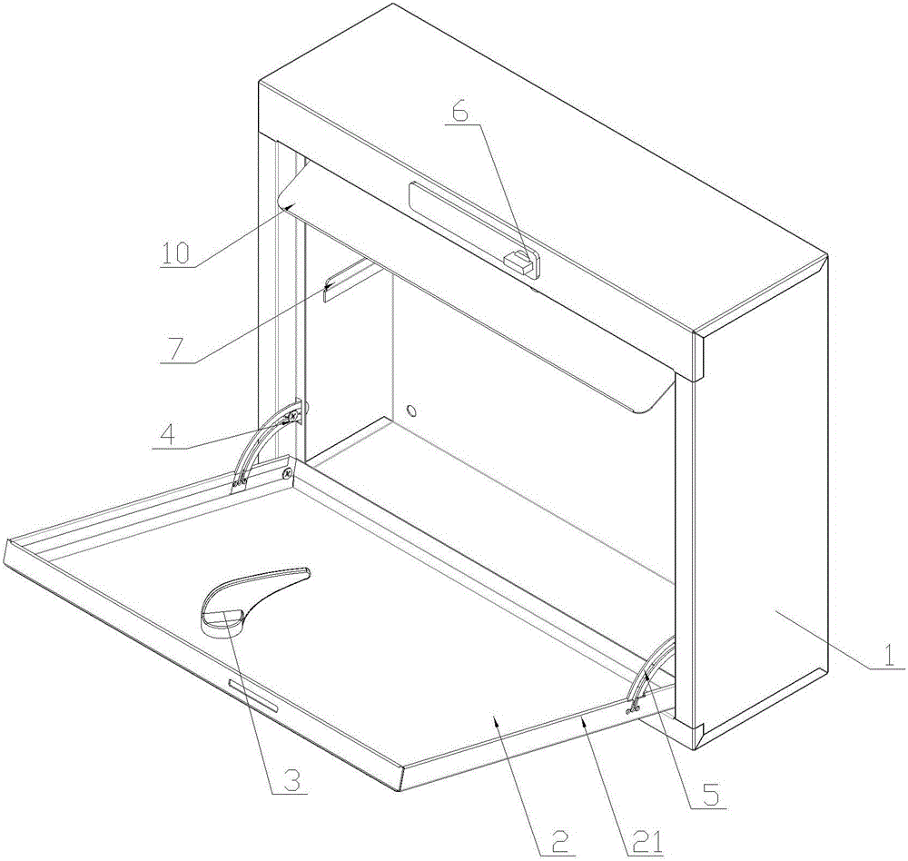 Notebook computer storage box