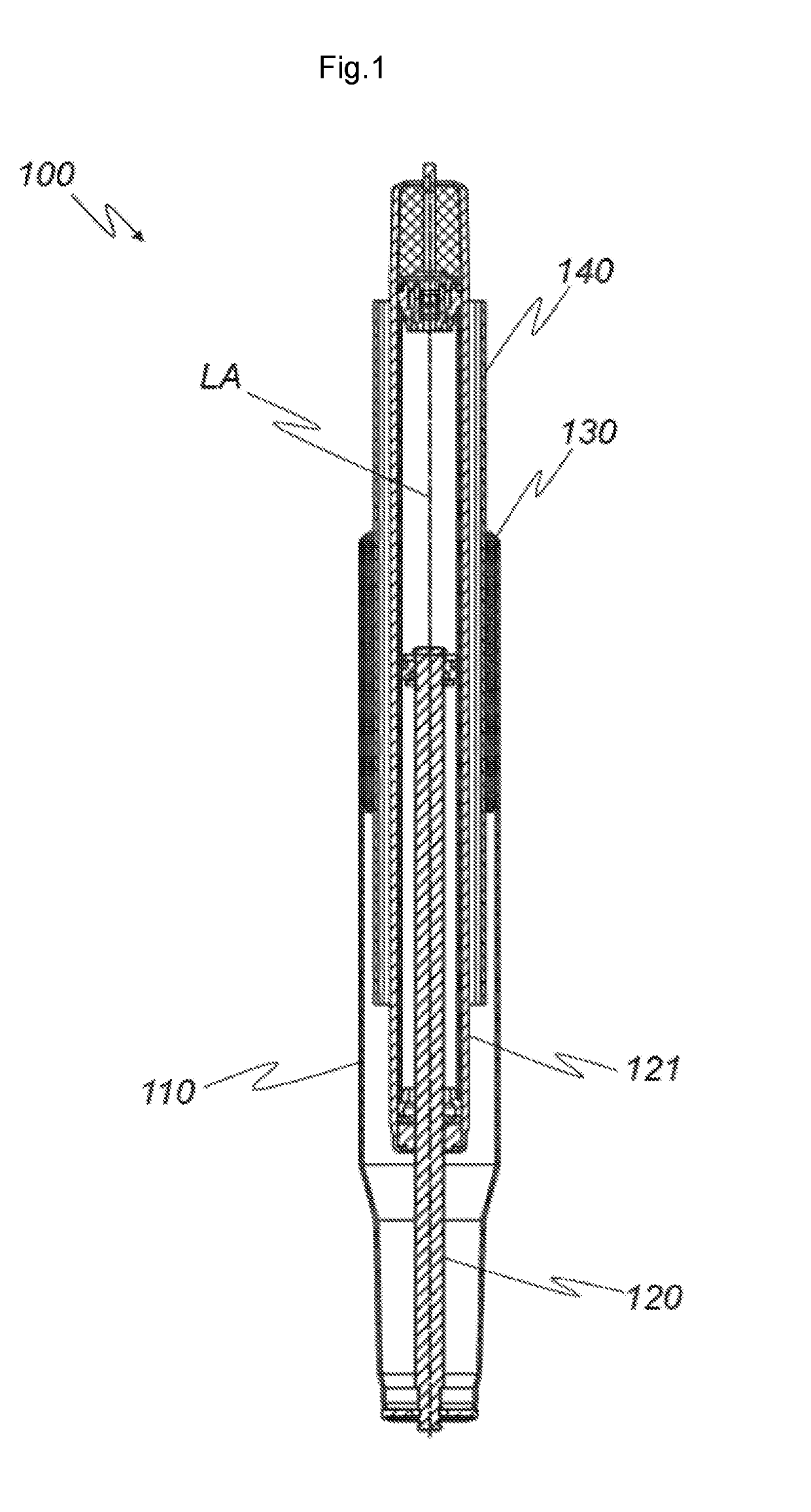 Length-adjustable column and manufacturing method thereof, piece of furniture