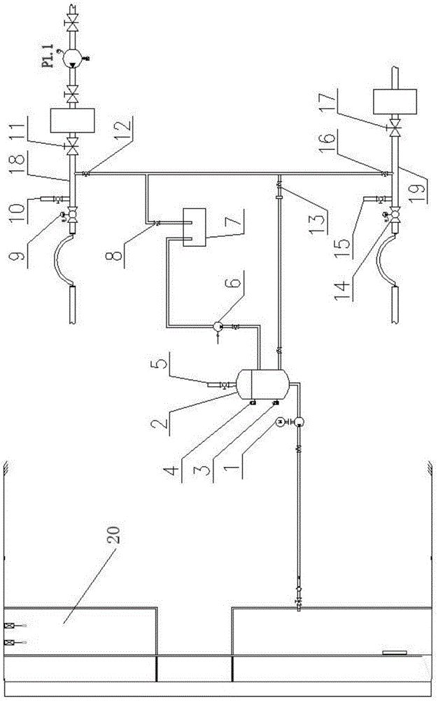 Pipe replacing and slurry discharging device for slurry shield and slurry discharging mode