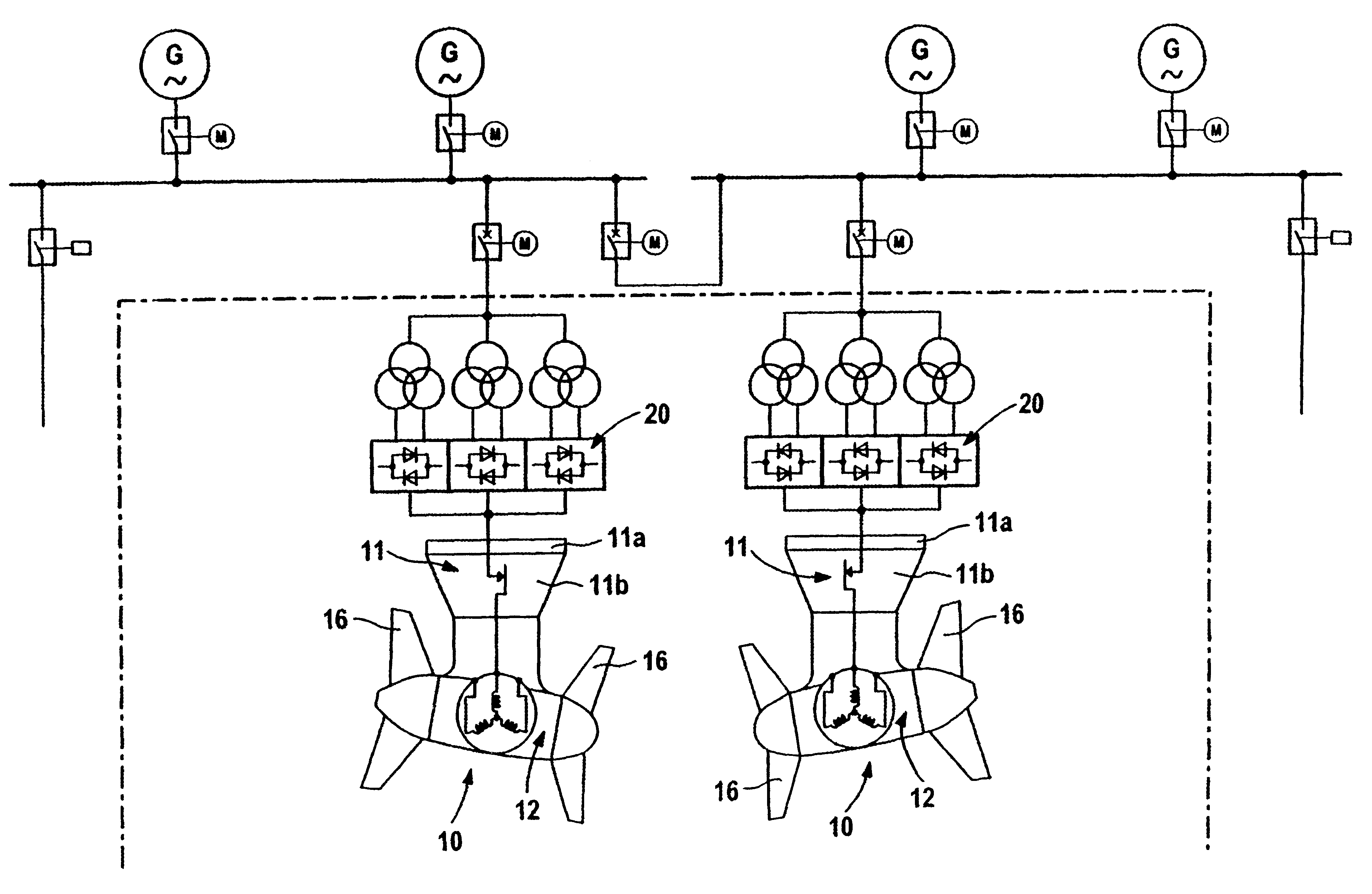 Propelling and driving system for boats