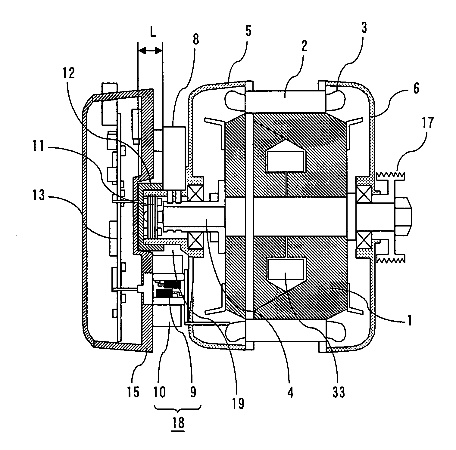 Electric rotating machine