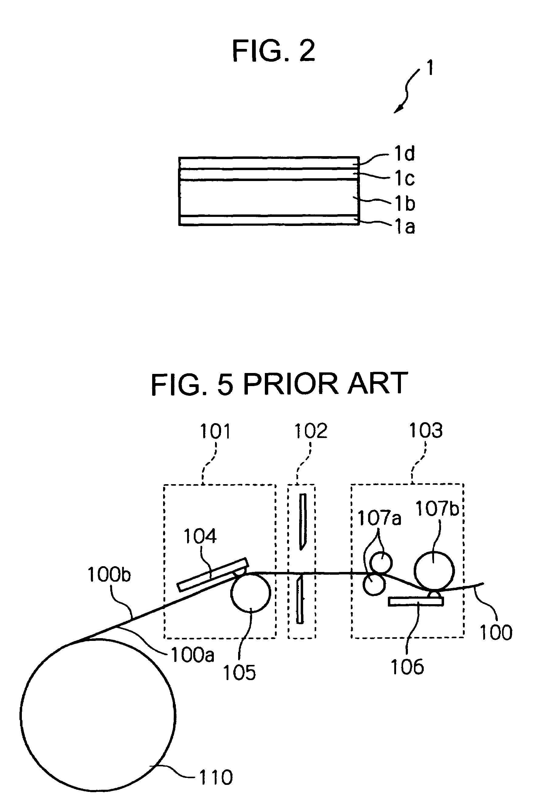 Printer and adhesive label manufacturing device