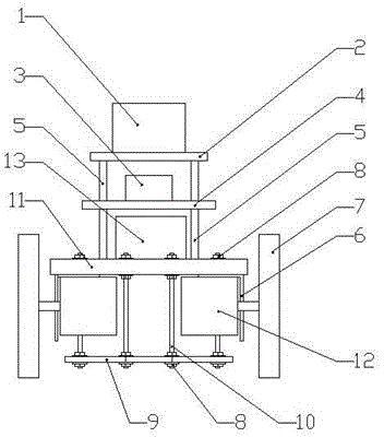 Magnetic attraction type wall-climbing robot