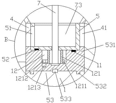 Feed feeding and water feeding device body used for chicken farm