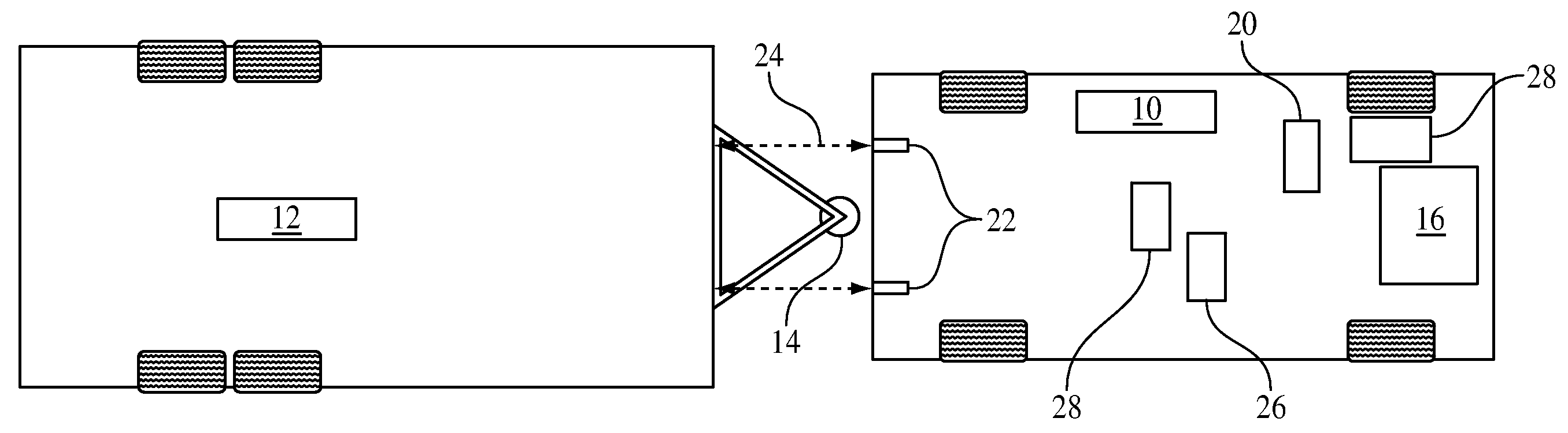 Trailer sway control with reverse sensors