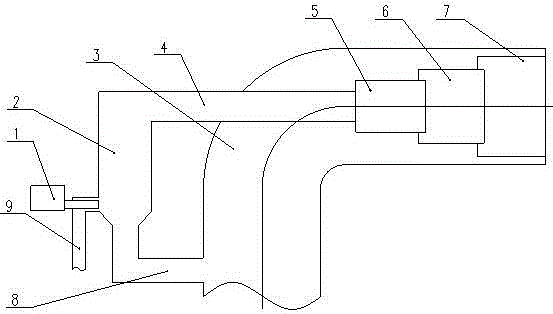 Ignition method and device through high-temperature high oxygen torch generated by coal powder or crushed coal combustion