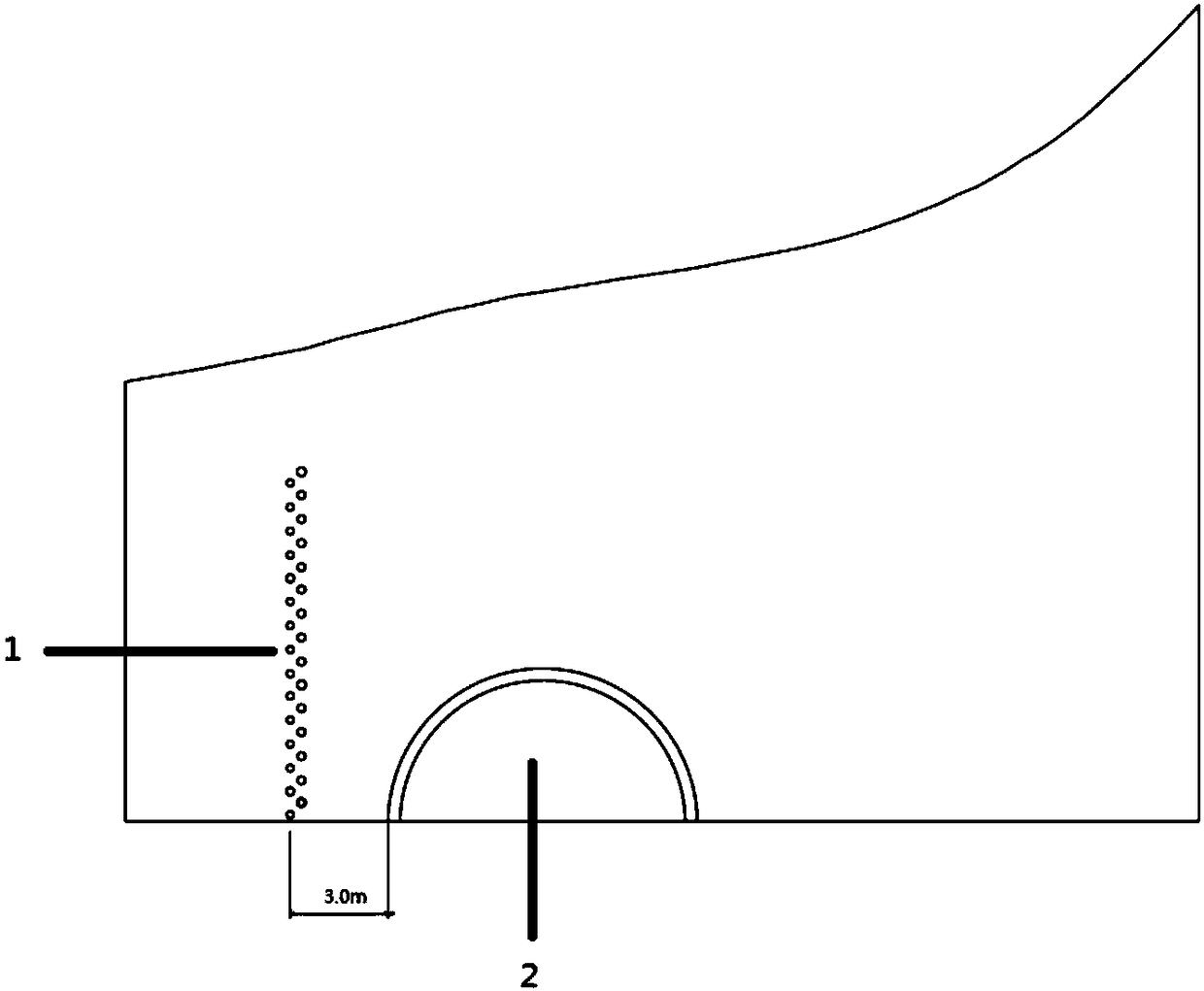 Supporting structure and method for tunnel reconstruction and extension engineering