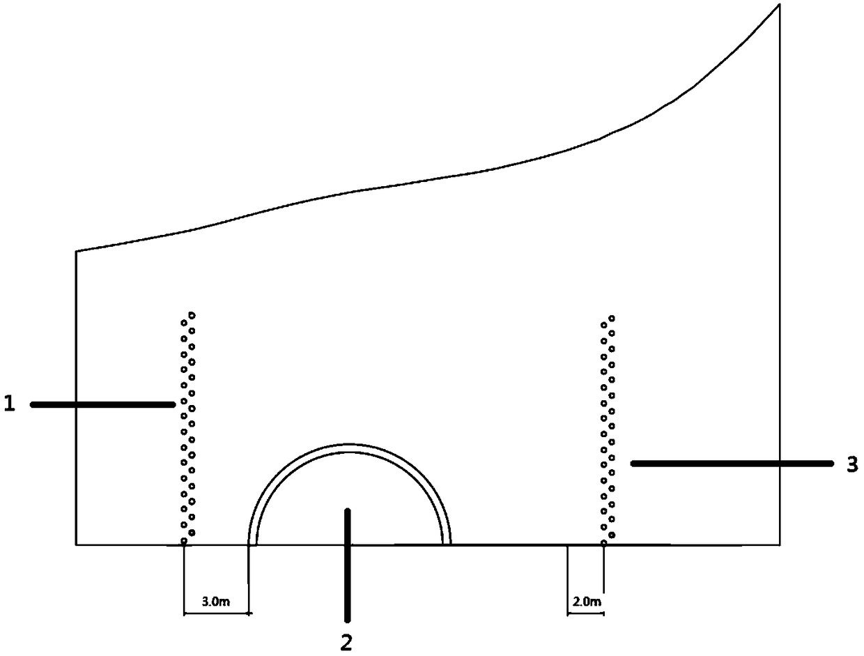 Supporting structure and method for tunnel reconstruction and extension engineering