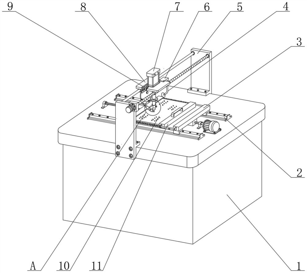 Welding device for integrated circuit processing