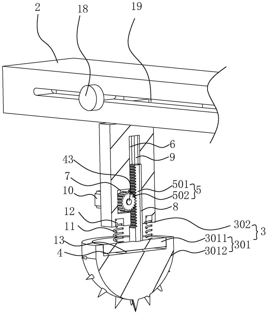 Tactile stimulation device and using method