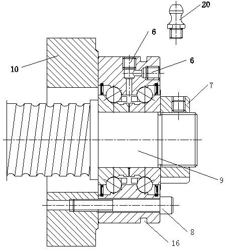 Bidirectional angular contact thrust ball bearing assembly