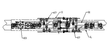 Work car for main cables of suspension bridge