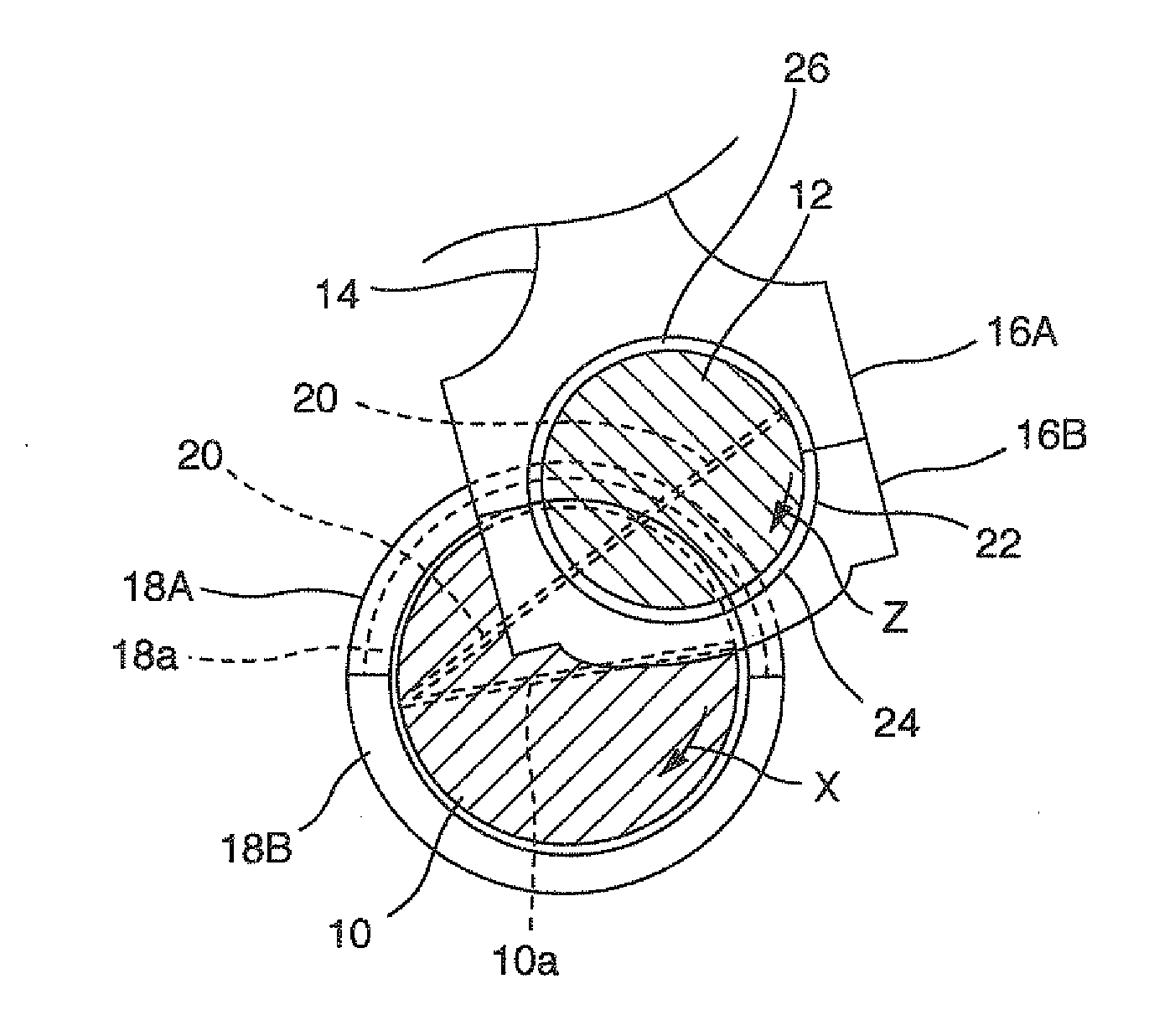 Connecting rod bearing for internal combustion engines and connecting rod bearing device