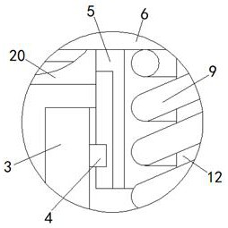 Vamp drying device having heat circulation function