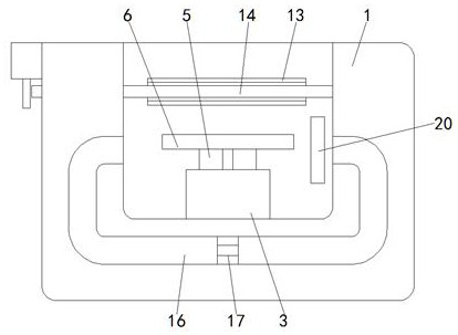 Vamp drying device having heat circulation function