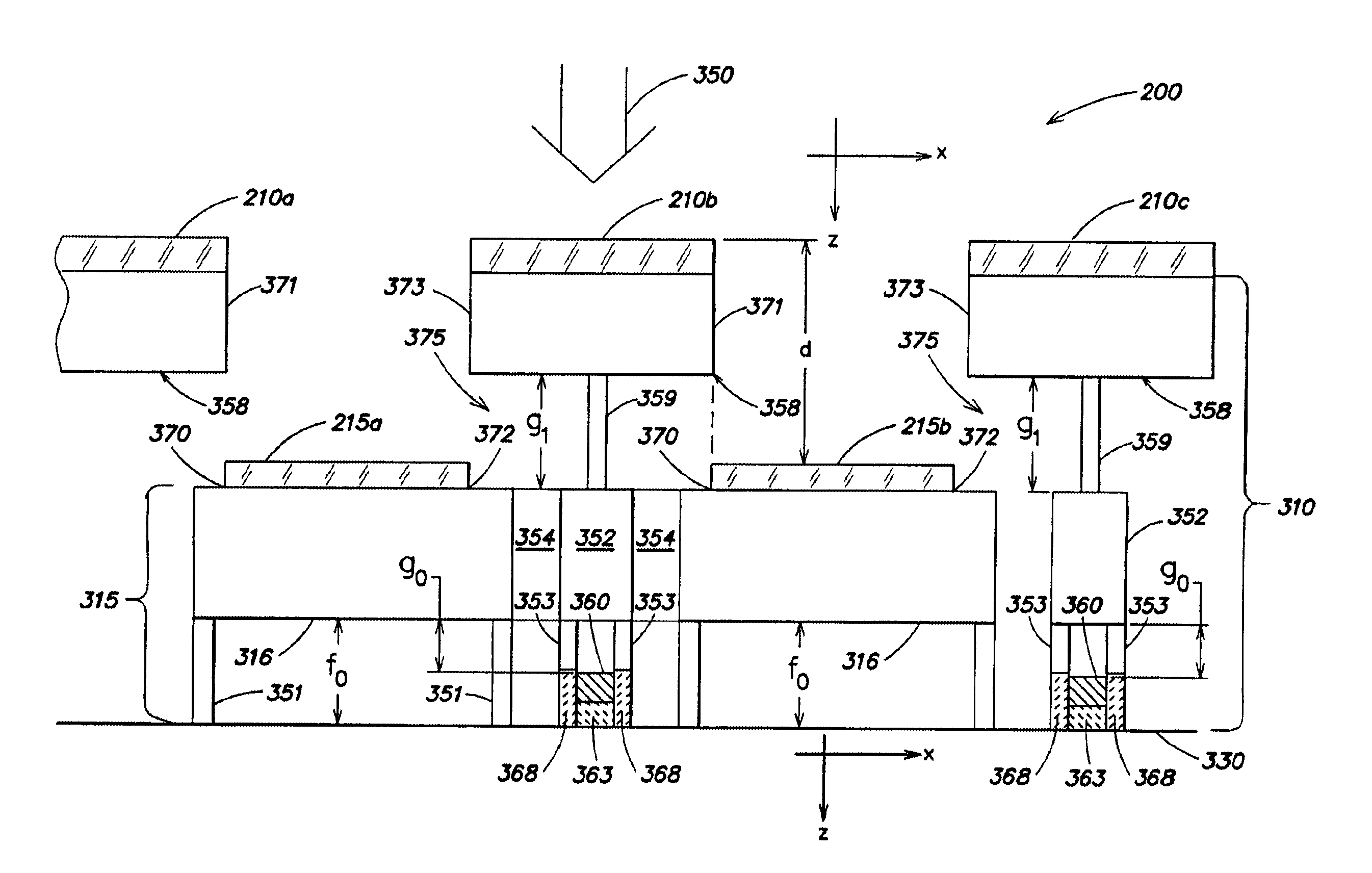 Actuatable diffractive optical processor