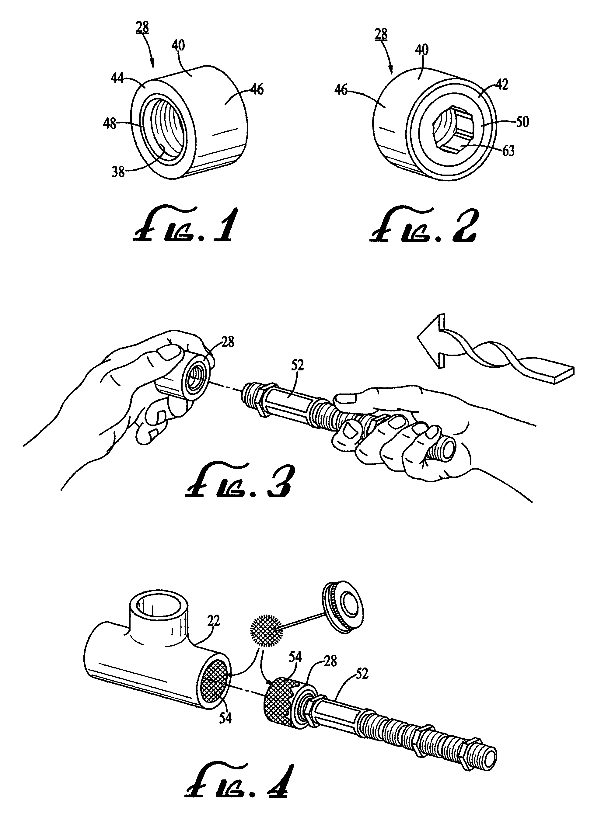 Compact fire sprinkler attachment insert